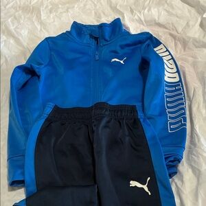 Puma Royal Blue and Black Tracksuit